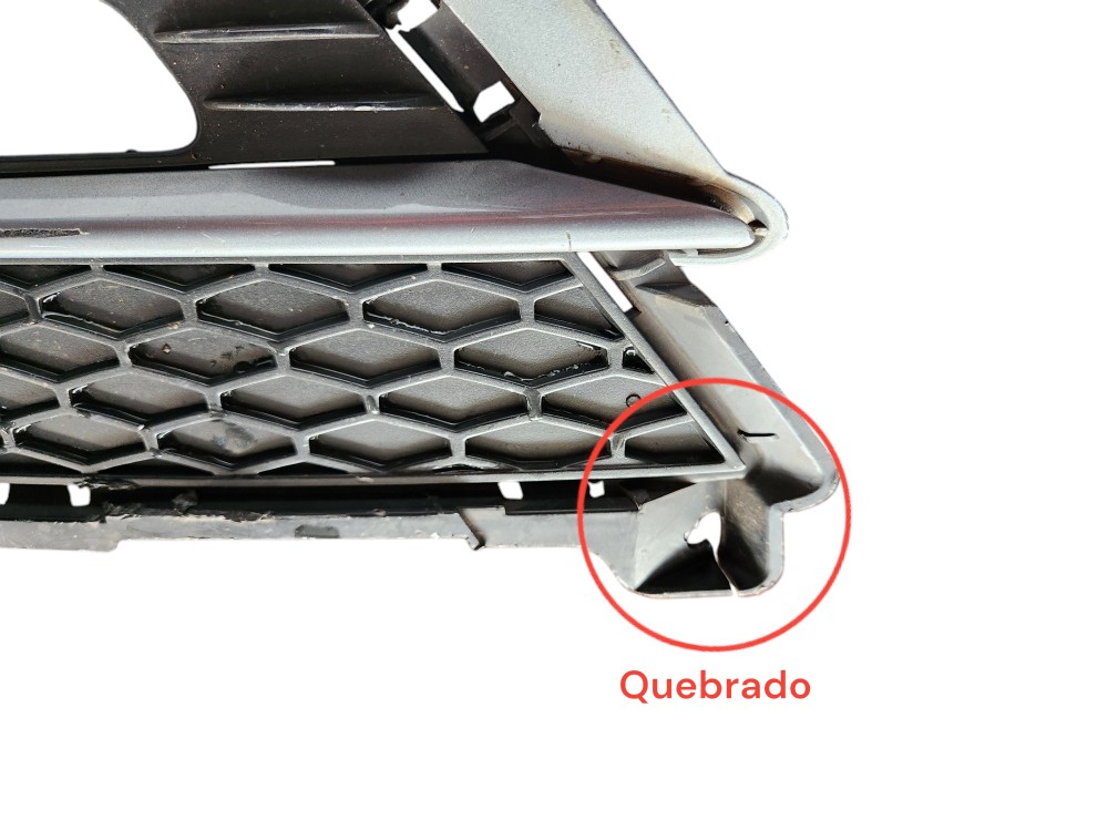 Grade Moldura Milha Esquerdo Chery Arrizo 6 2020 Preto Esquerdo 4