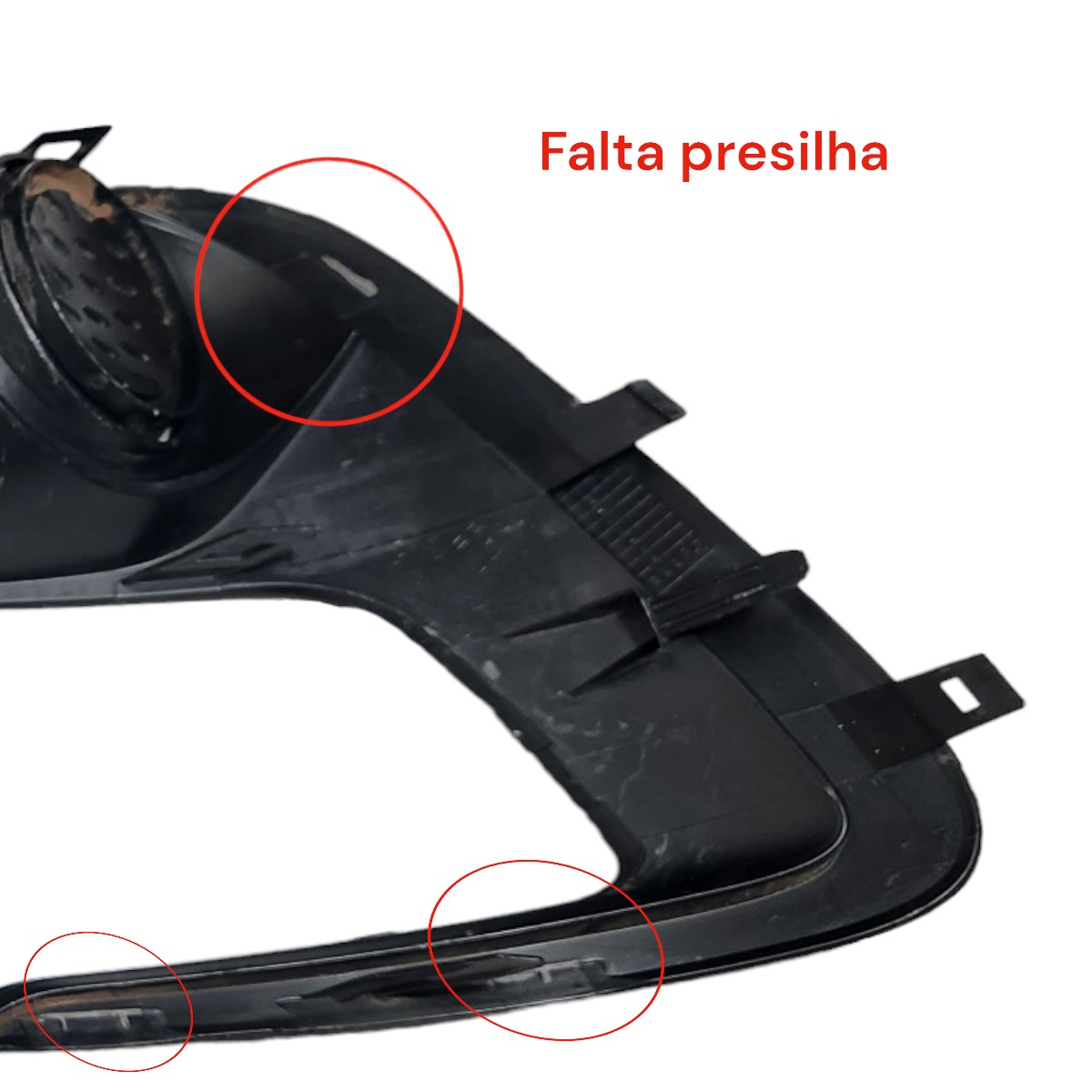 Grade Milha Esquerda Ford Ka 2022 Preto Esquerdo 4