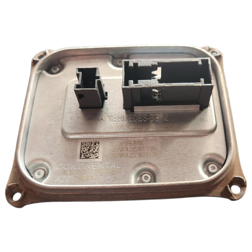 Reator Modulo Farol Mercedes C180 C200 2015 2016 Cromado 3