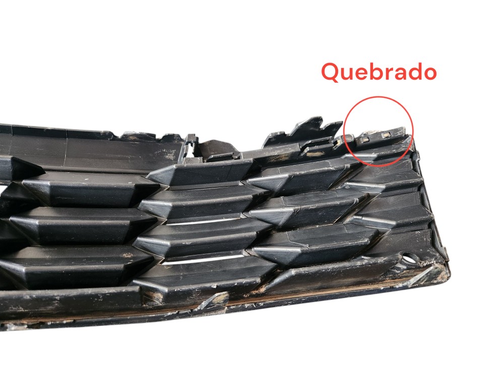 Grade Parachoque Dianteiro Volkswagen Saveiro G7 Cross Preto Sn 5