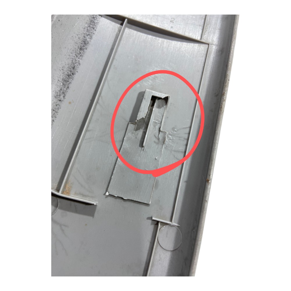 Moldura Acabamento Teto Traseiro Vw Gol 2003 G3 G4 *detalhe* 6