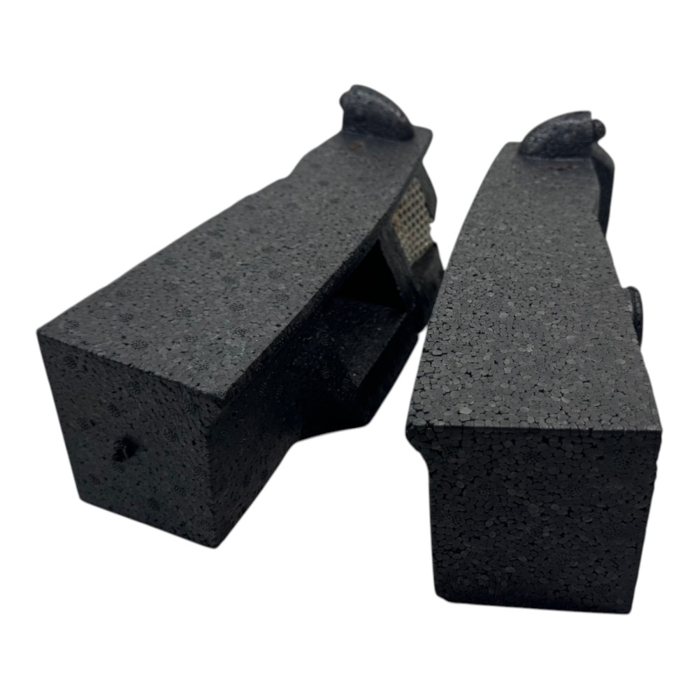Par Isopor Absorvedor Impacto Parachoque Traseiro Fiat Siena 2