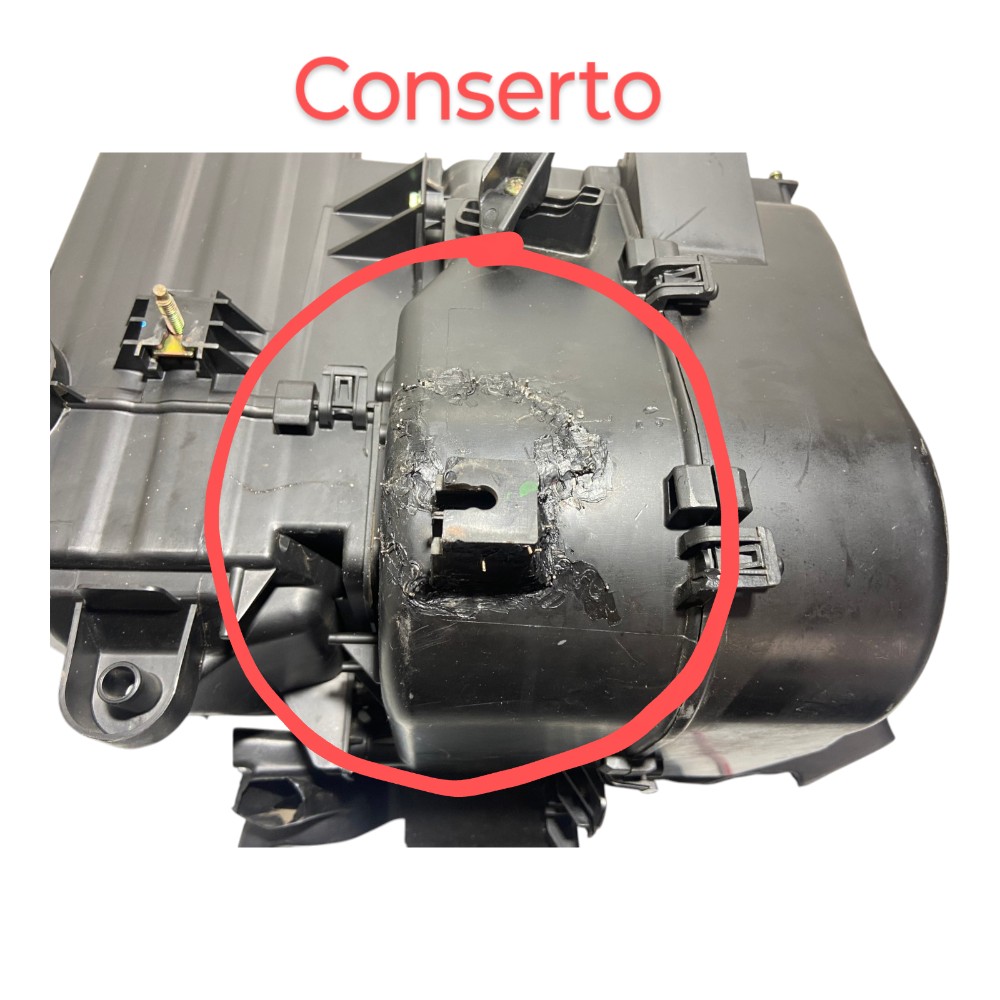 Caixa Evaporadora Sem Ar Vw Gol Parati Saveiro G3 Detalhe 3