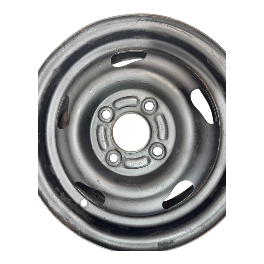 Roda de ferro aco aro 13 Ford Ka Fiesta Courier Original 9