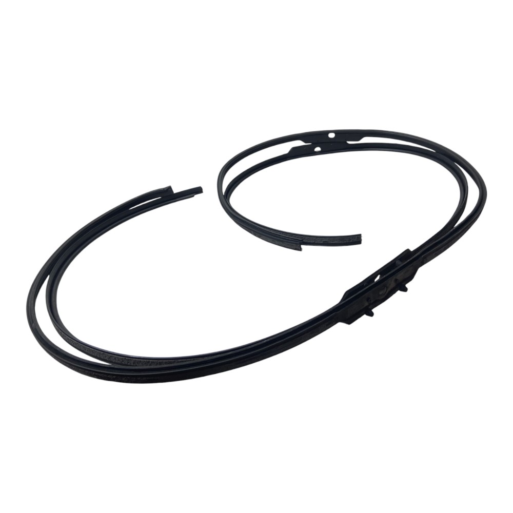 Par Friso Teto Pingadeira Vw Fox 2004 2010 Usado Original Preto