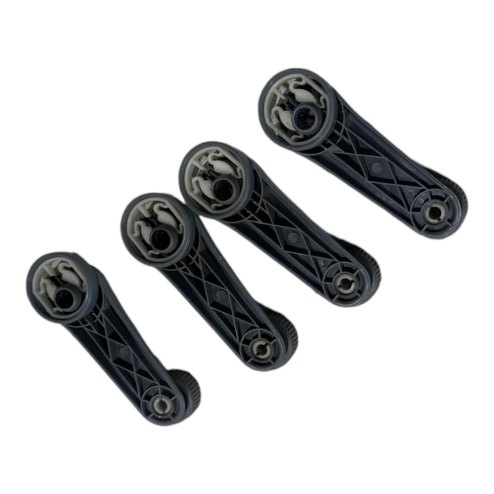 Kit Jogo 4 Manivela Vidro Elevacao Gol Parati Saveiro G2 G3  Bege 6
