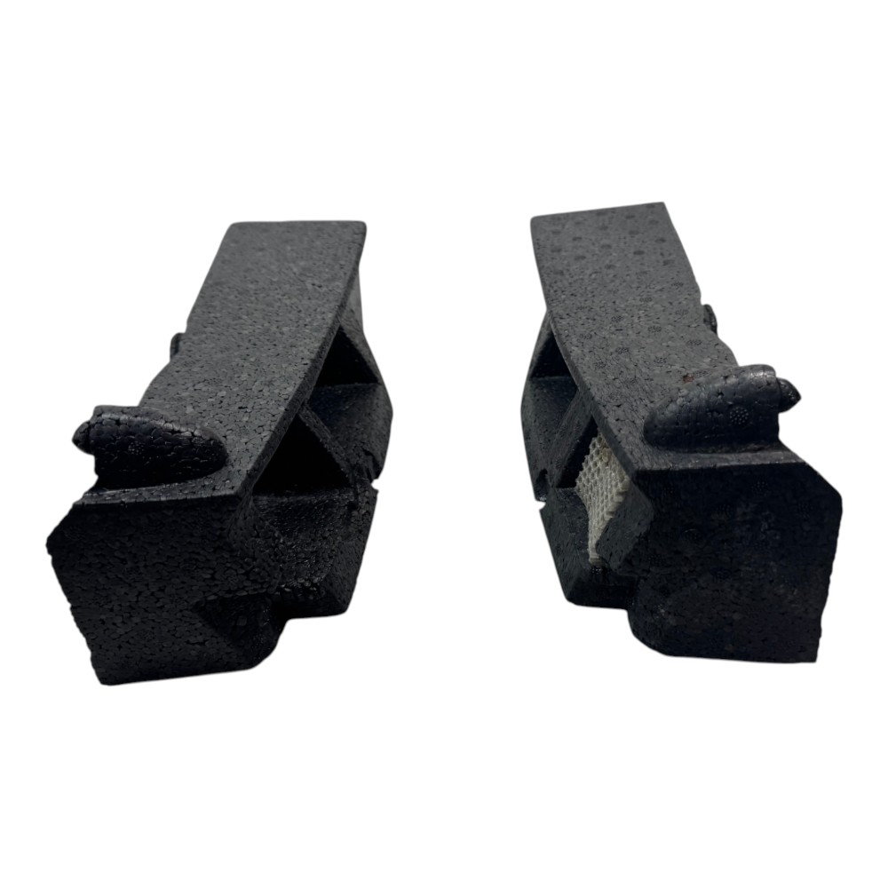 Par Isopor Absorvedor Impacto Parachoque Traseiro Fiat Siena 4