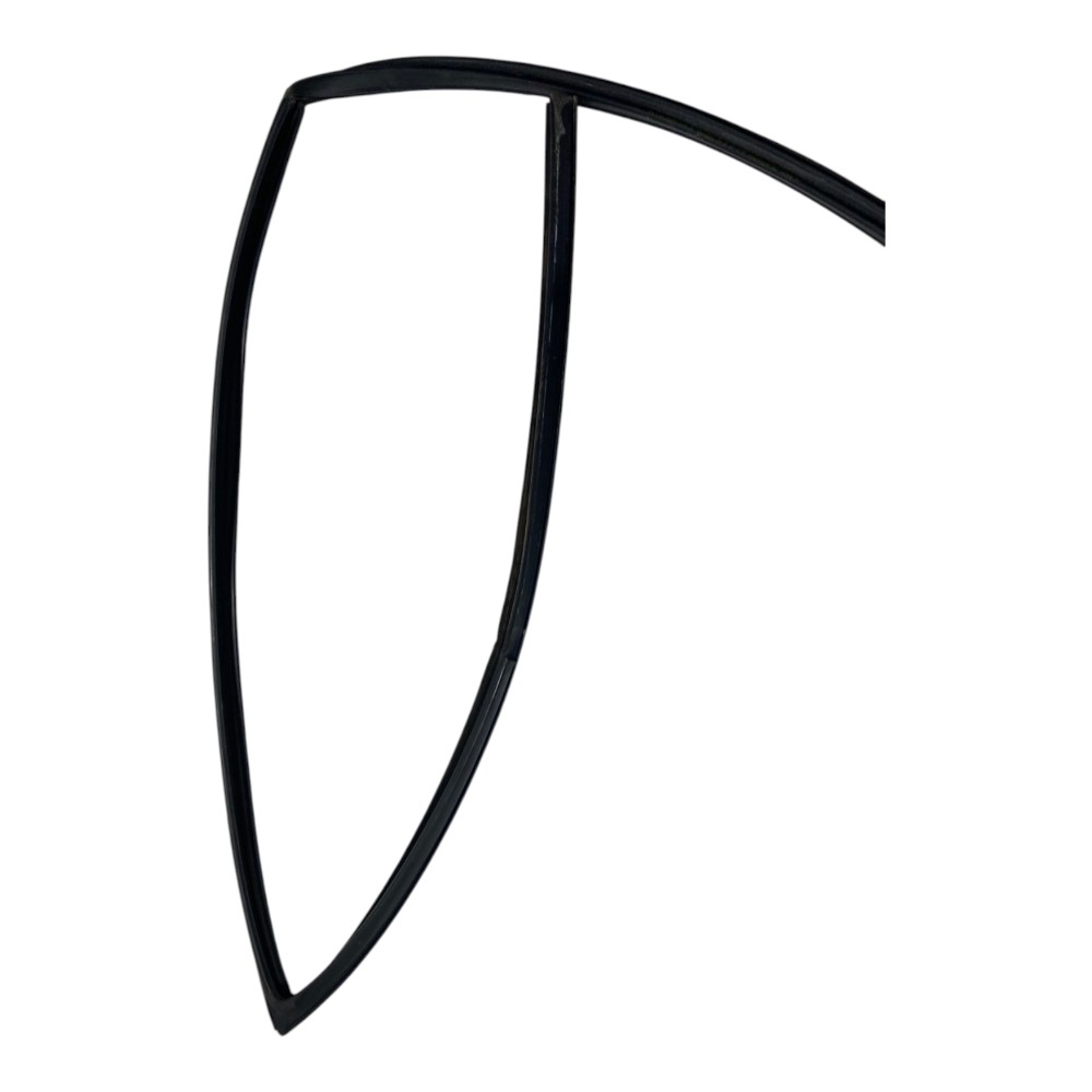 Borracha Canaleta Guia Vidro Porta Dianteira Esquerda Vw Fox – Preto