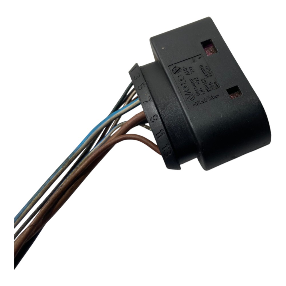 Plug Conector Chicote Farol Vw Gol Voyage Saveiro Fox 9 Vias