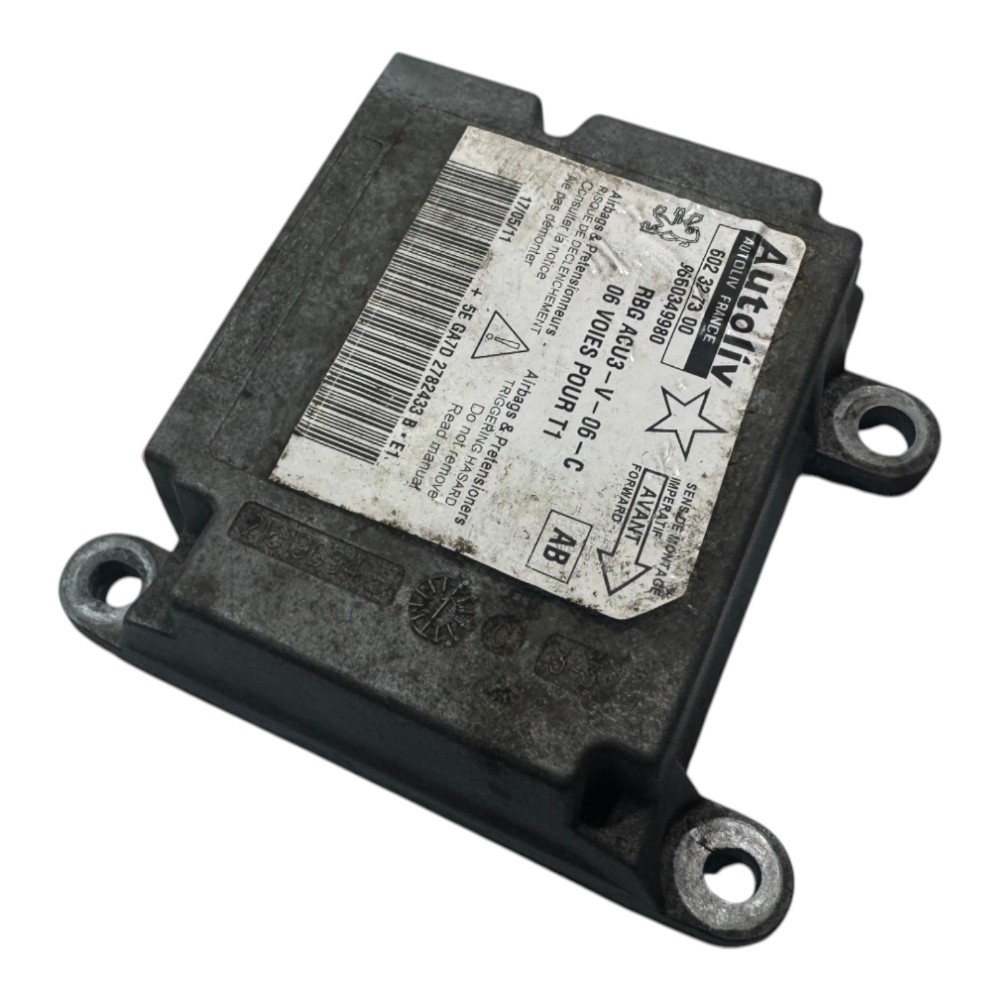 Modulo Central SRS ACIONADO Peugeot 207 2012 Usado Original 7