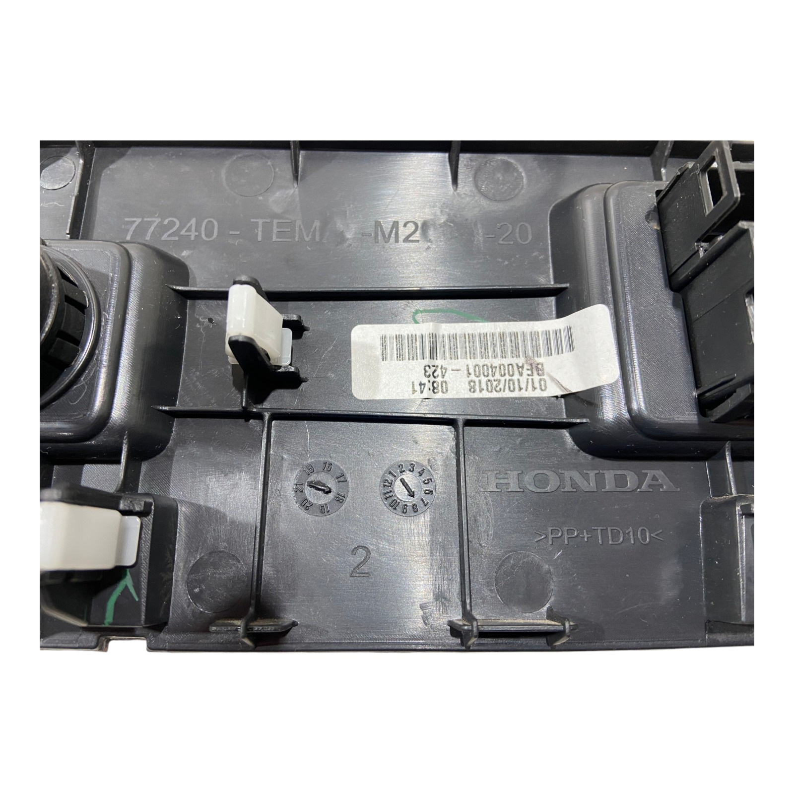 Moldura Console Tomada Usb 12v Hdmi Honda Civic G10 Original 4