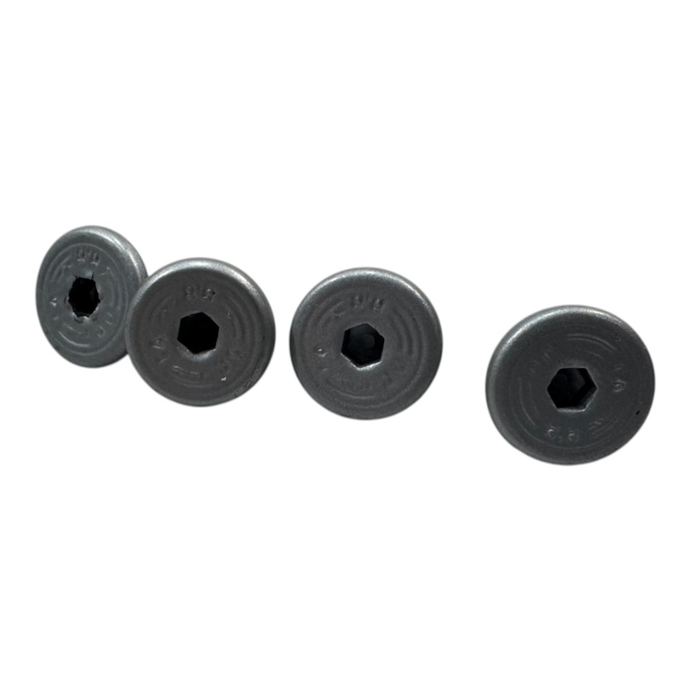 Kit 4 Parafuso fixacao tampa traseira Fiat siena 2005 2012 3