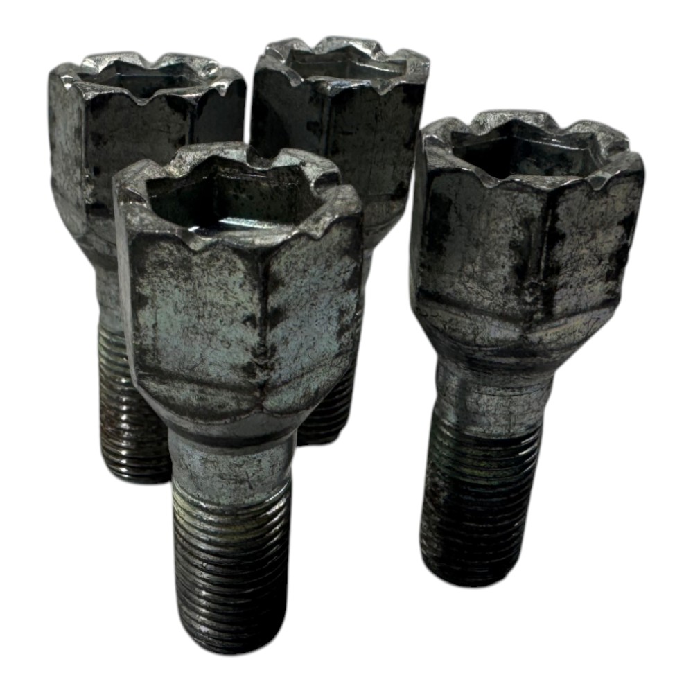 Kit Jogo 4 Parafuso Fixacao Roda Ferro Fiat Siena Uno Strada 7