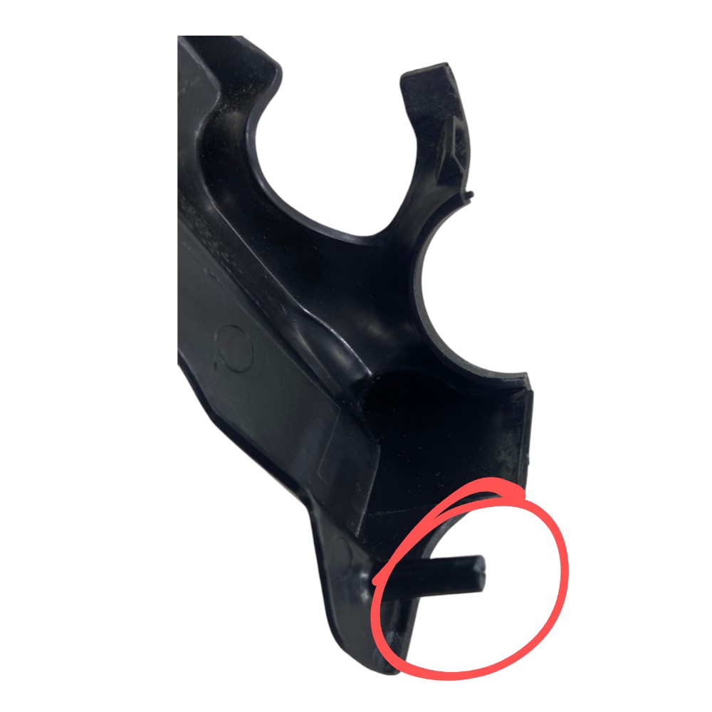 Moldura Superior Coluna Direçao Gol Saveiro Parati Detalhe 7