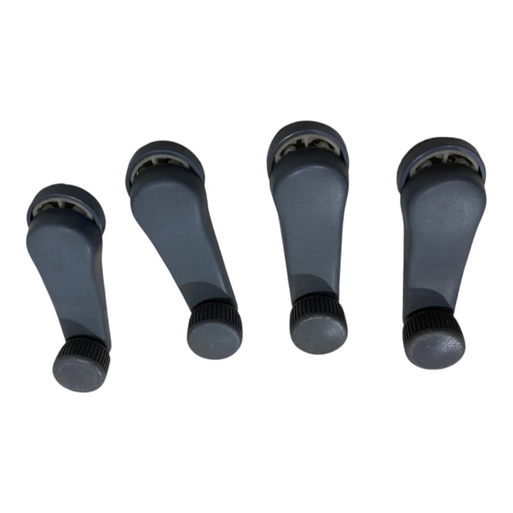 Kit Jogo 4 Manivela Vidro Elevacao Gol Parati Saveiro G2 G3  Bege 8