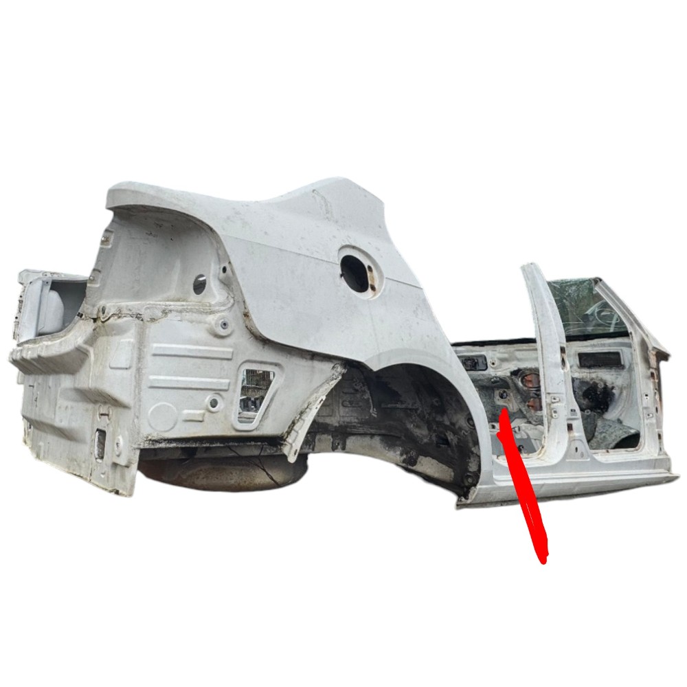 Traseira Baixa recorte Vw voyage G5 2009 2012 Original usado