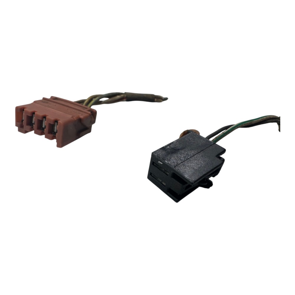 Par Plug Conector Chicote Botao Farol Ducato Boxer Jumper
