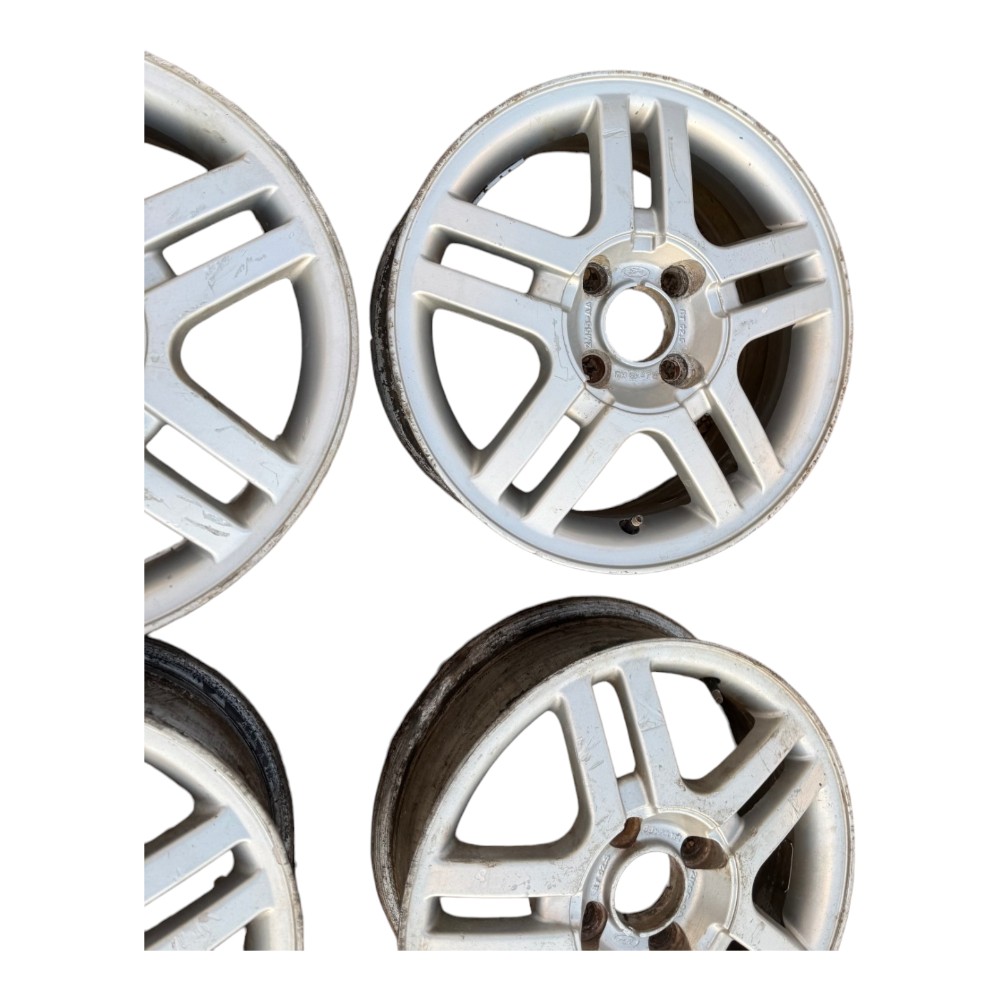 Jogo de rodas aluminio liga leve aro 15 Ford Focus Original 7