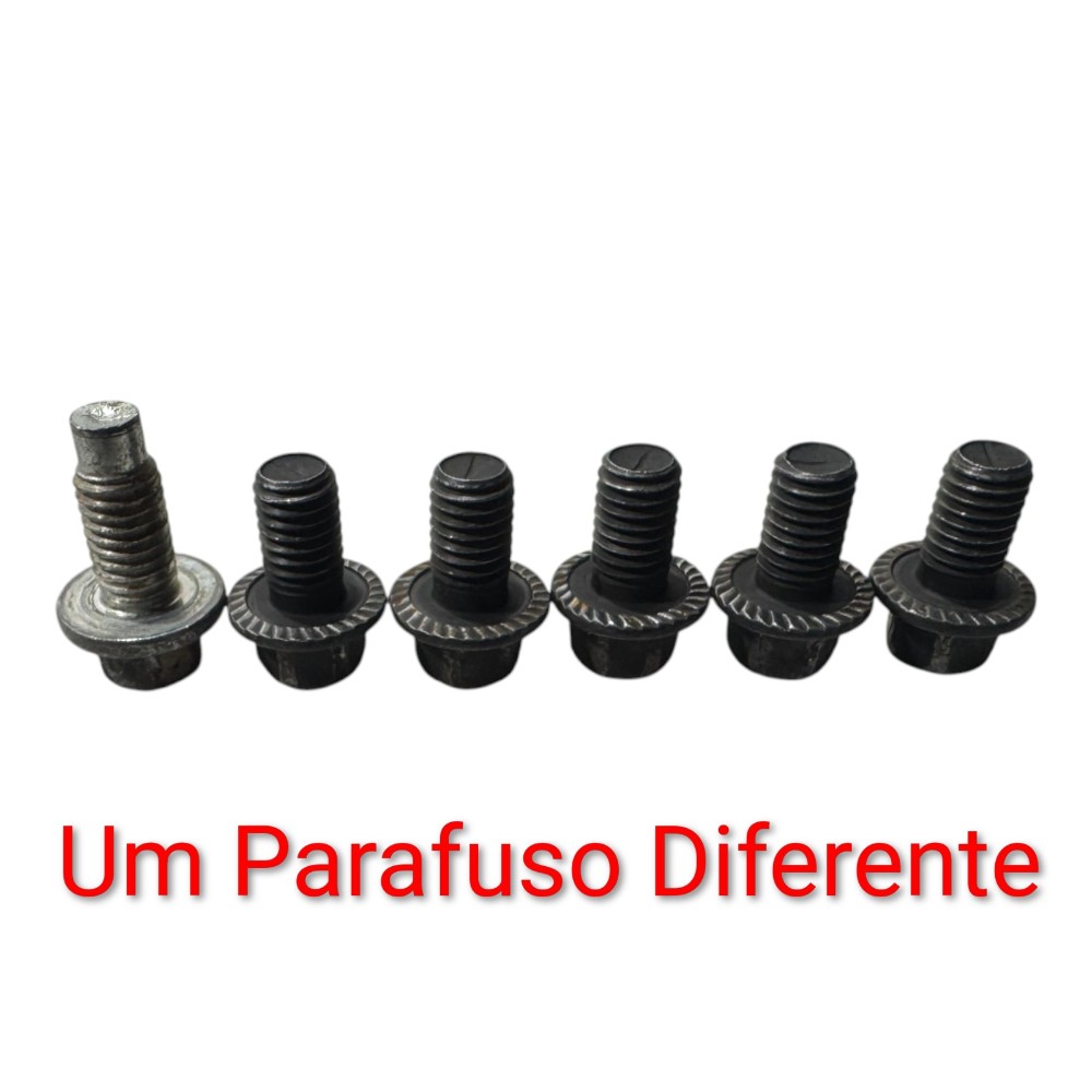 Kit 6 Parafuso Plator Embreagem Ford Focus 2.0 Detalhe Usado Preto