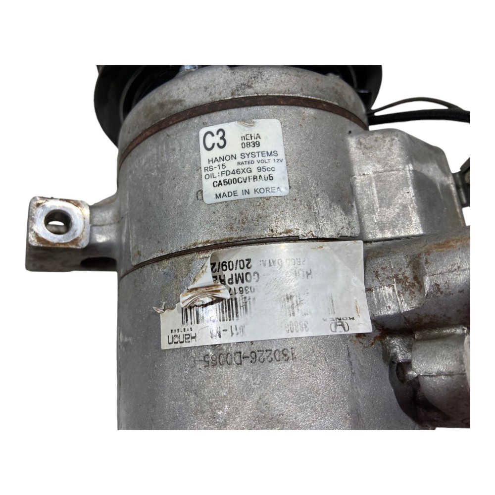 Compressor Ar Condicionado Honda Civic G10 2.0 2019 Usado 7