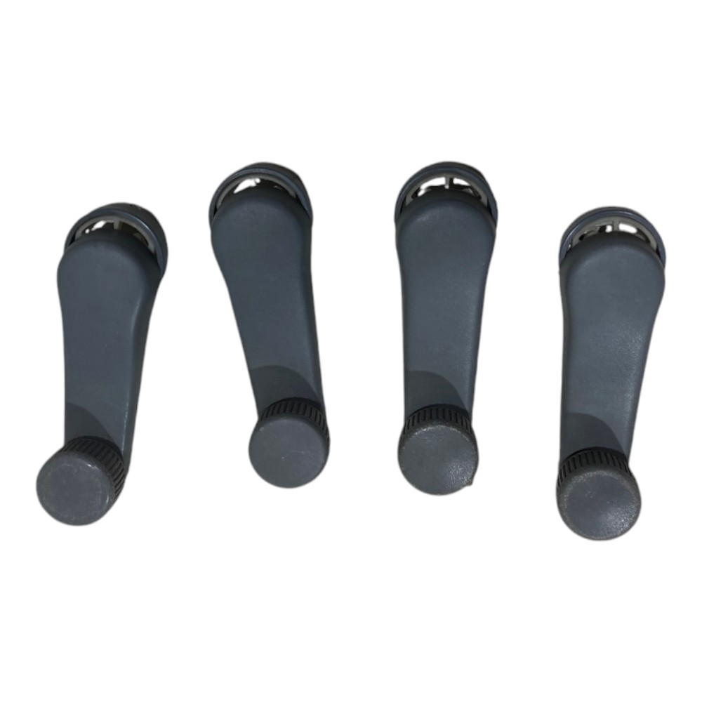Kit Jogo 4 Manivela Vidro Elevacao Gol Parati Saveiro G2 G3  Bege 7