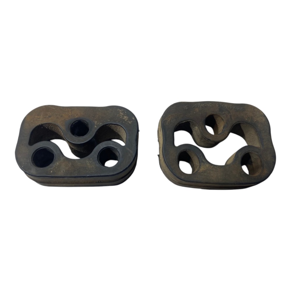 Par Coxim Borracha Escapamento Silencioso Cobalt Onix Prisma