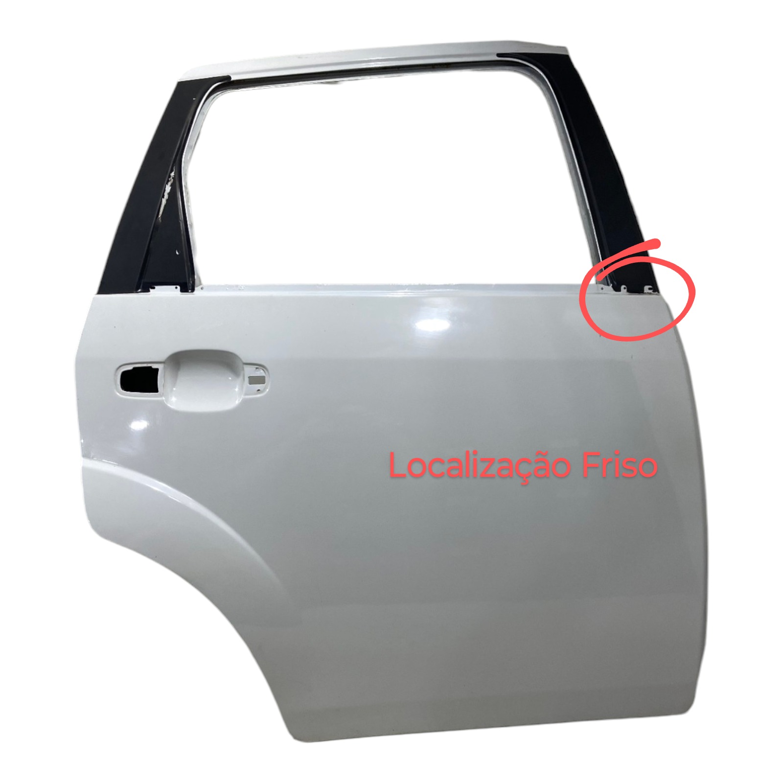 Friso Plástico Porta Traseira Direita Ford Fiesta Original 2