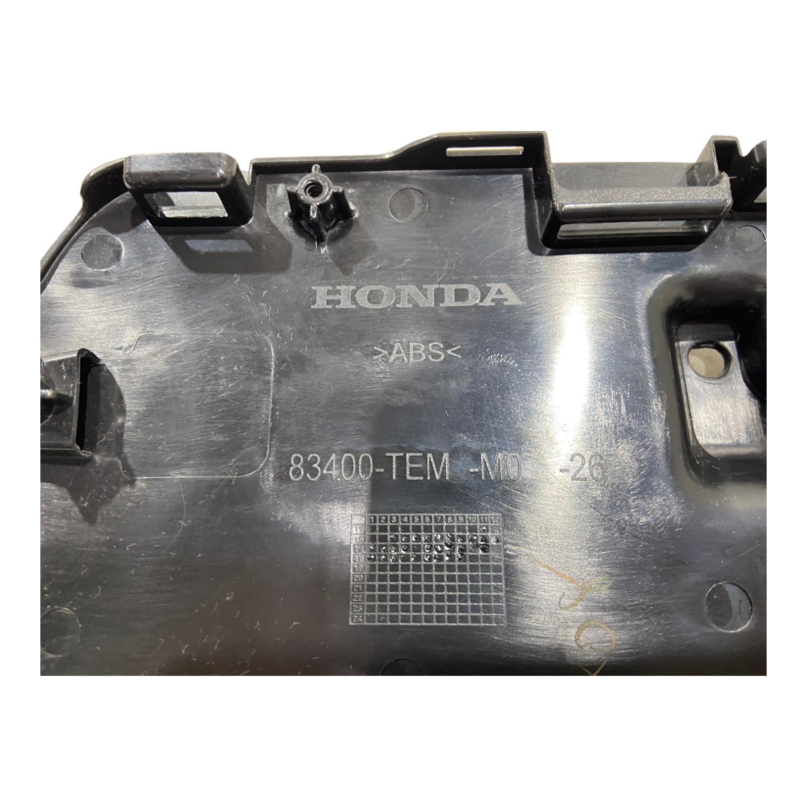 Acabamento Console Central Direito Honda Civic G10 Original 4