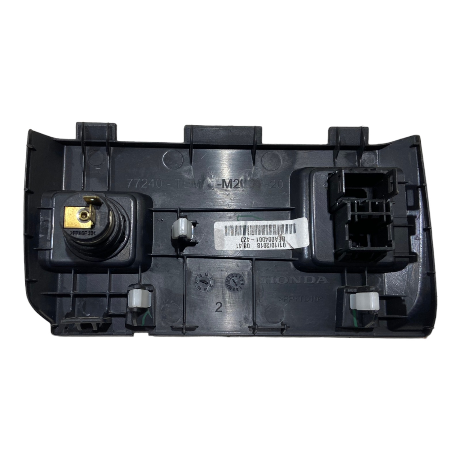 Moldura Console Tomada Usb 12v Hdmi Honda Civic G10 Original 7
