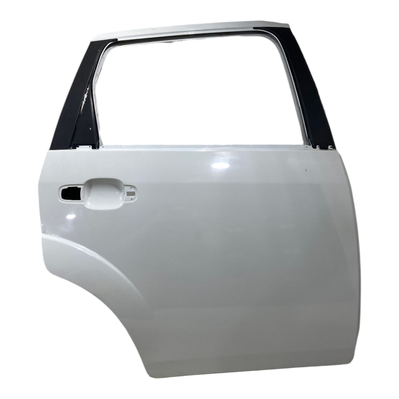 Porta Traseira Direita Ford Fiesta Original *detalhe* Dianteira Direita Branca 2
