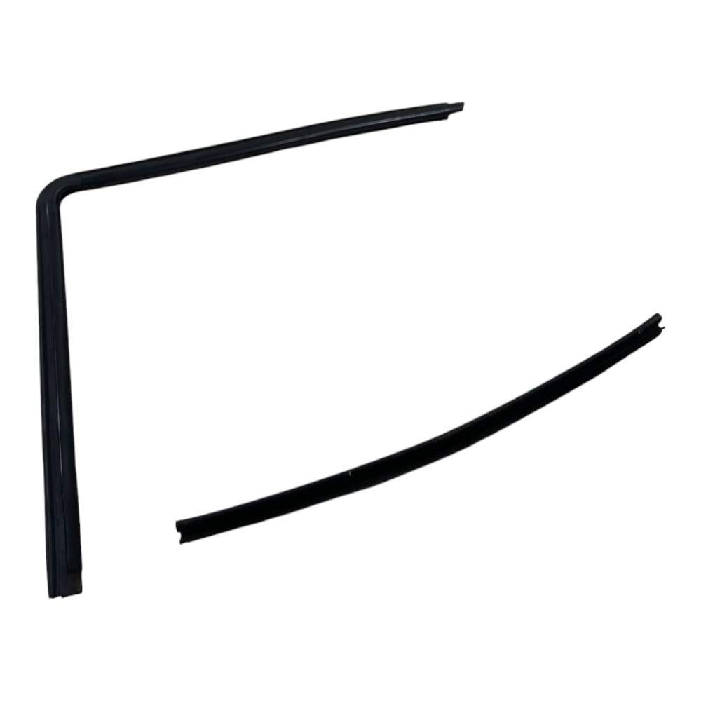 Borracha Canaleta Vidro Porta Traseira Direita Gol Parati G3 Preto 3