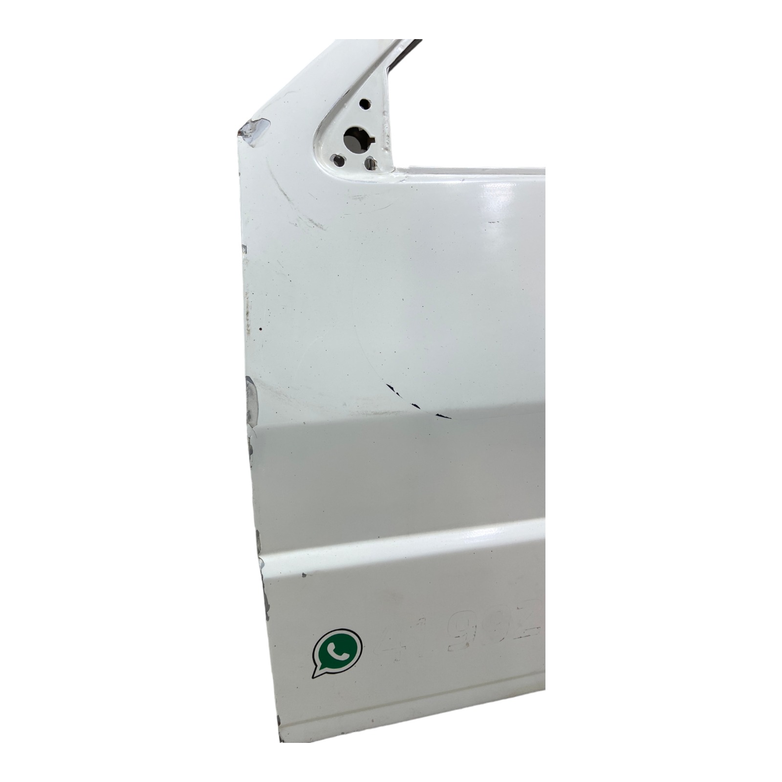 Porta Dianteira Esquerda Fiat Uno Mille 2 Portas *detalhe* Dianteira Esquerda Branco 3