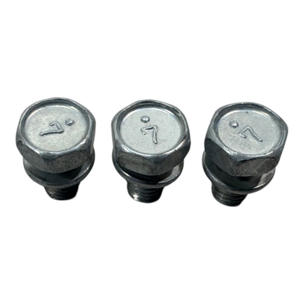 Kit 3 Parafuso Fixacao Polia Bomba D Agua Logan Sandero 2020