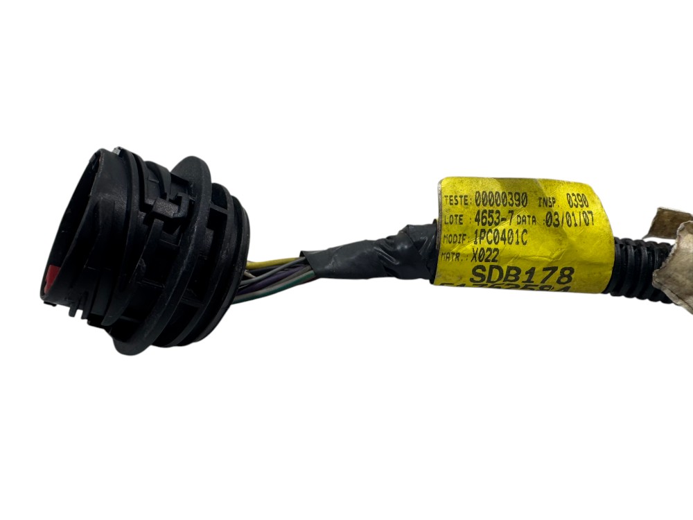 Plug Conector Chicote Porta Dianteira Direita Palio Siena 6