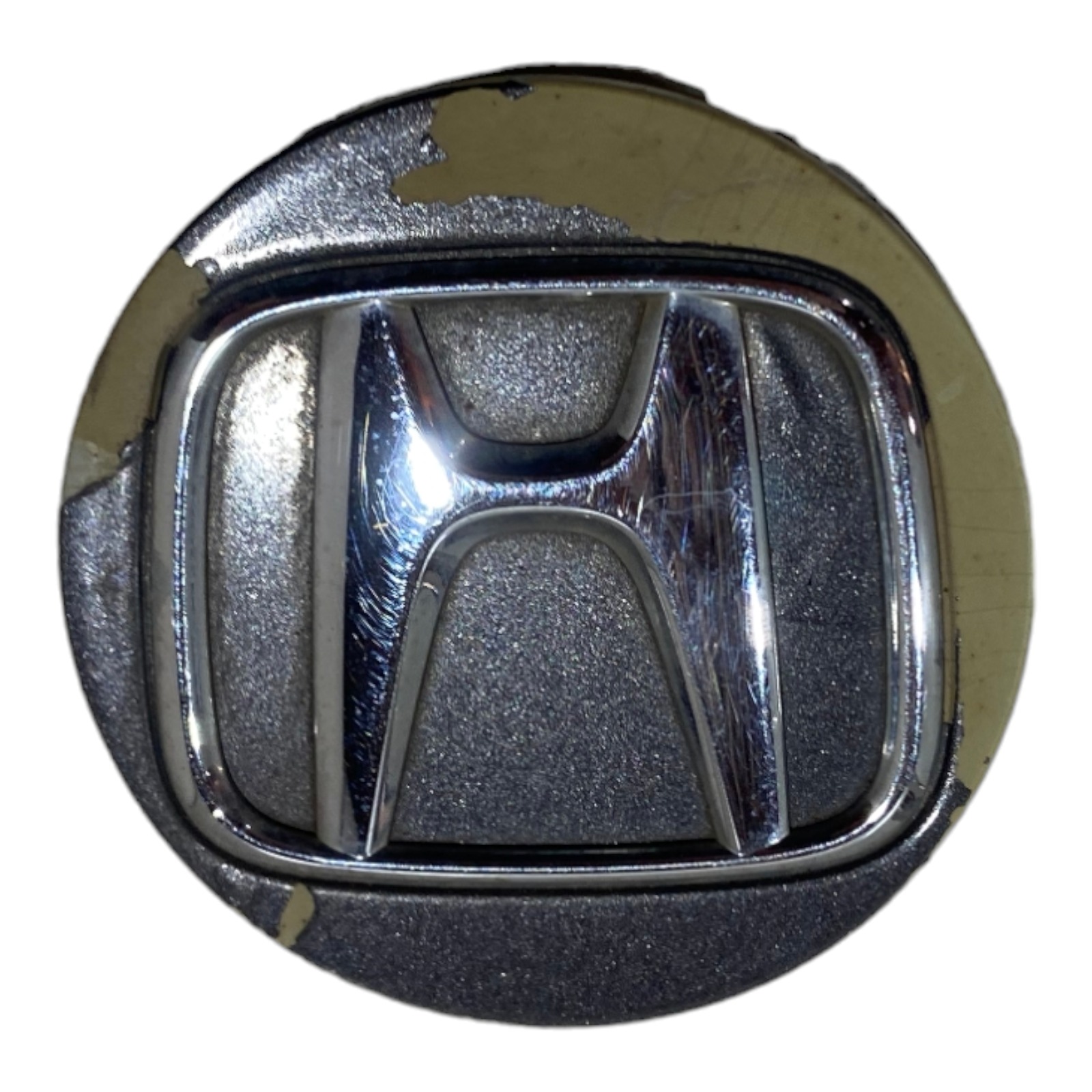 Calota Miolo Central Emblema Roda Honda New Fit City Detalhe Cinza 2