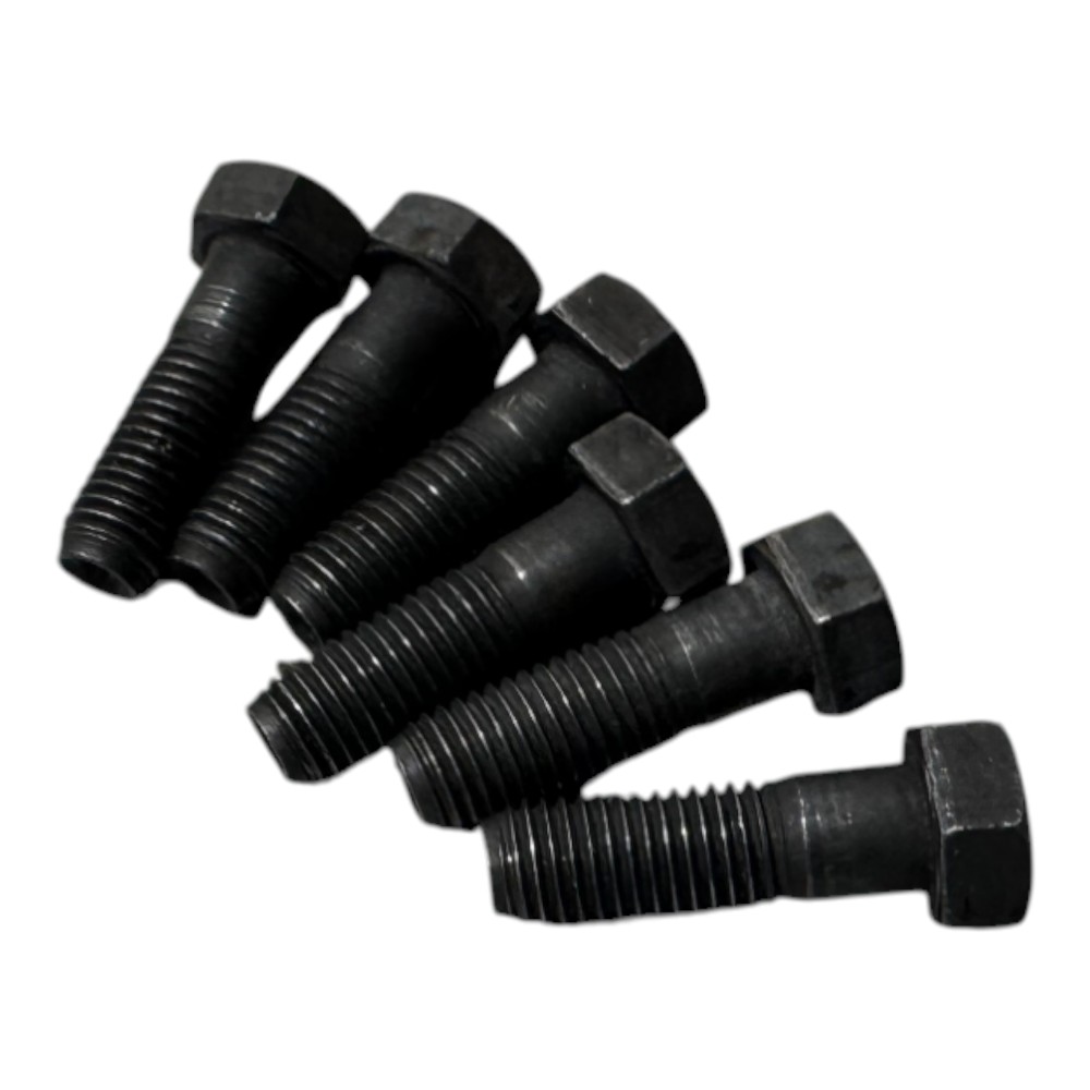 Kit 6 Parafuso Plator Embreagem Gm Onix Prisma 1.4 Original Preto