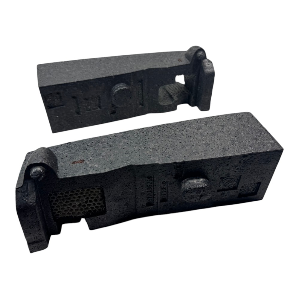 Par Isopor Absorvedor Impacto Parachoque Traseiro Fiat Siena 3