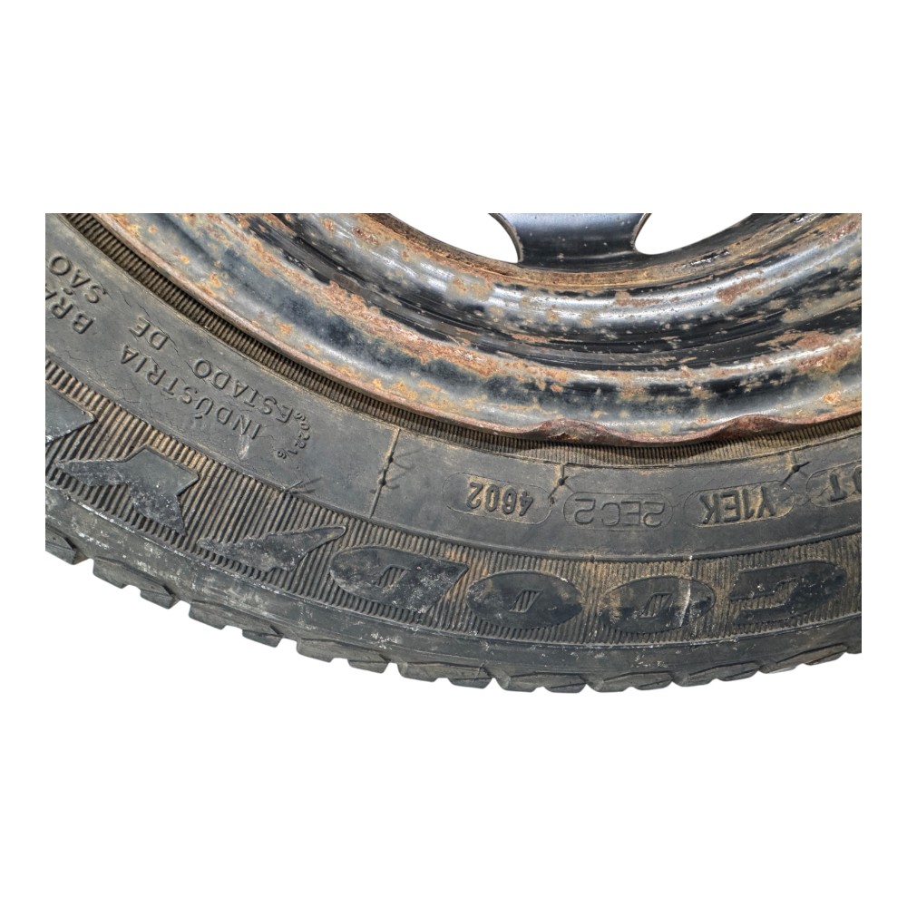 Estepe Ferro Aro 13 Gm Cosa Celta Prisma Montana Meriva Preto 7
