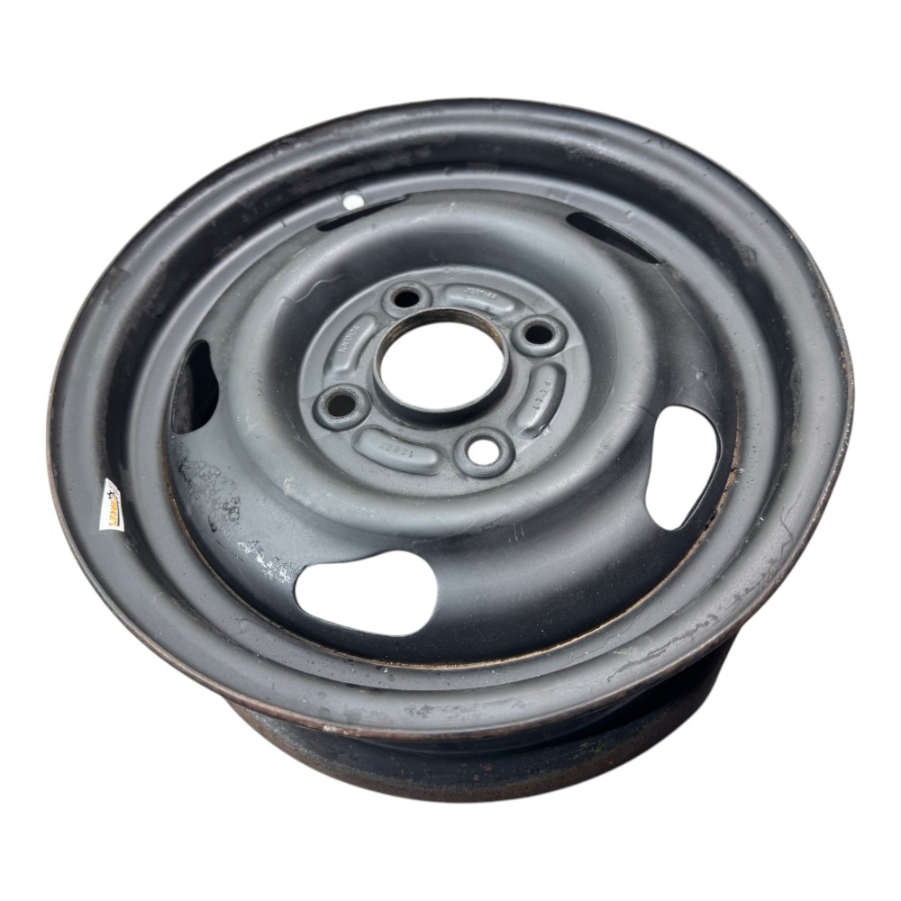 Roda Ferro Aco Aro 13 Ford Ka Fiesta Courier Original usado