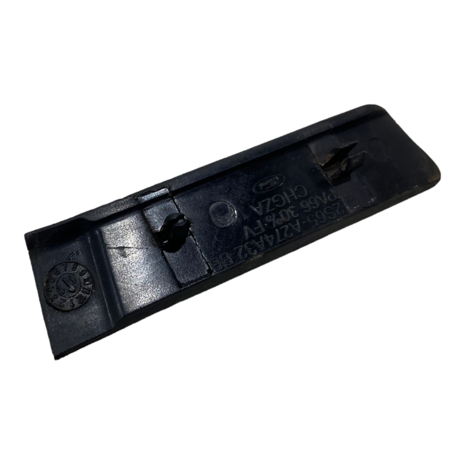 Friso Plástico Porta Traseira Direita Ford Fiesta Original Preto 3