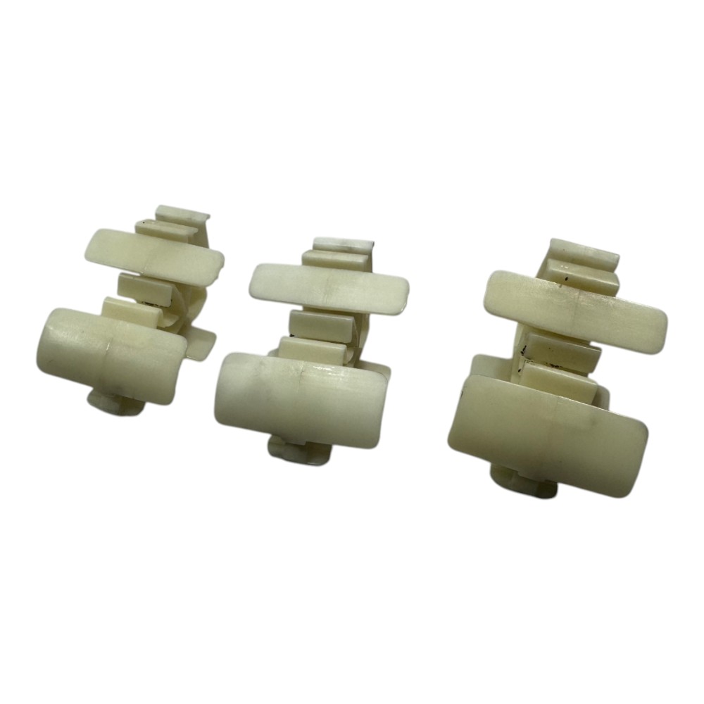 Kit 3 Presilha Trava Coluna Parabrisa Renault Logan Sandero