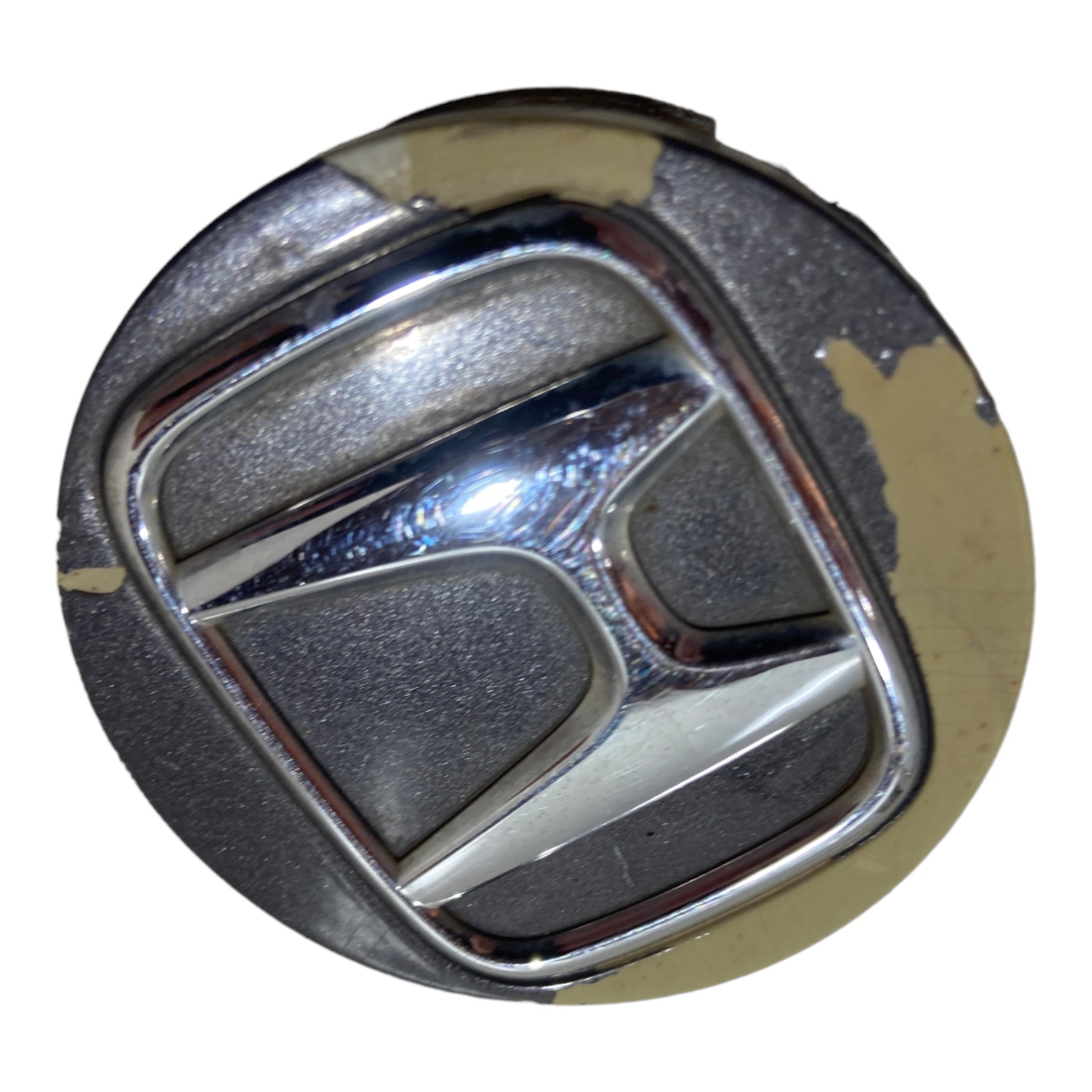 Calota Miolo Central Emblema Roda Honda New Fit City Detalhe Cinza 9
