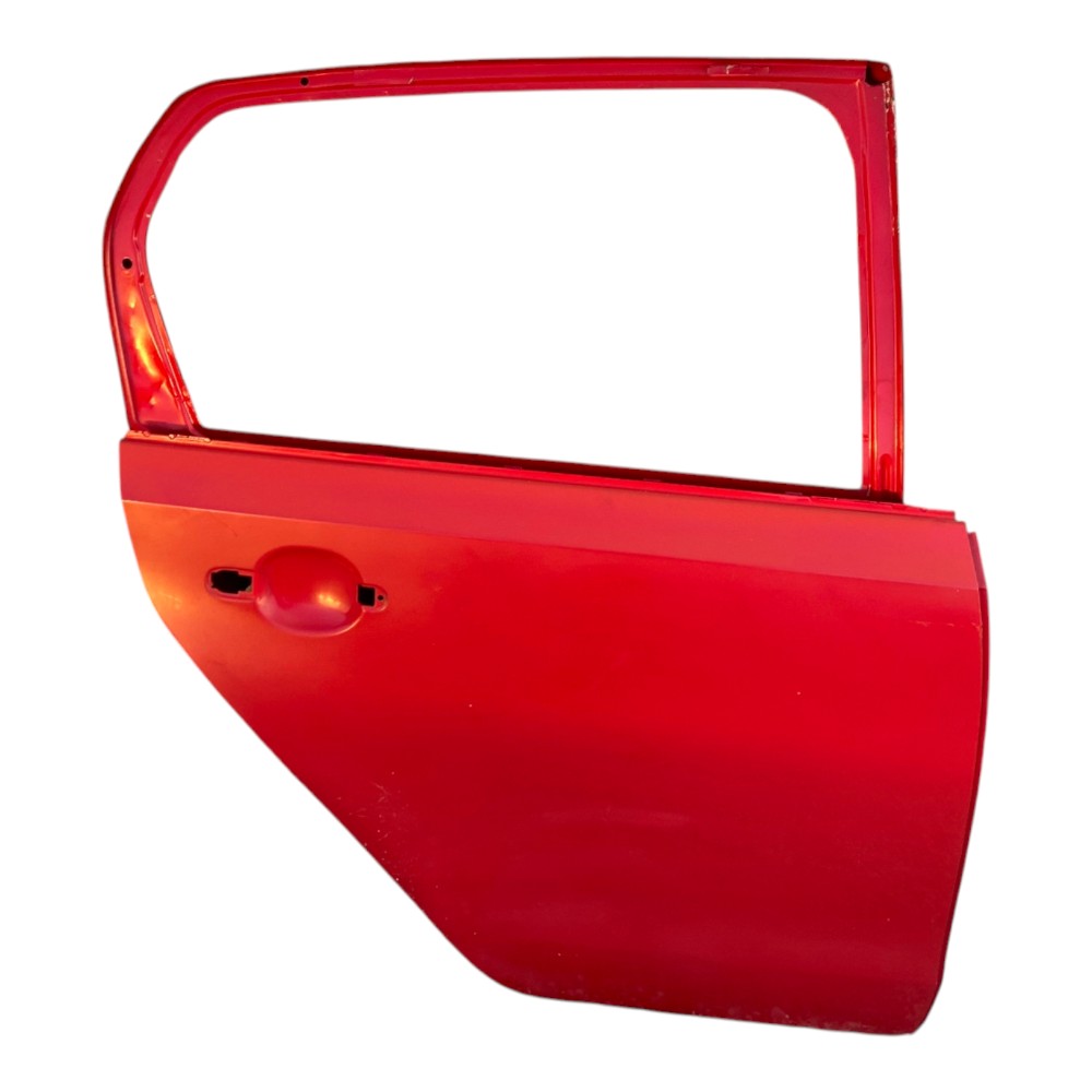 Porta Traseira Direita Vw Up 2014 2020 Usado Detalhe  Traseira Direita Vermelho