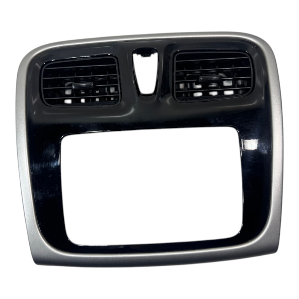 Moldura Acabamento Painel Central Renault Sandero Logan 2020 Black A