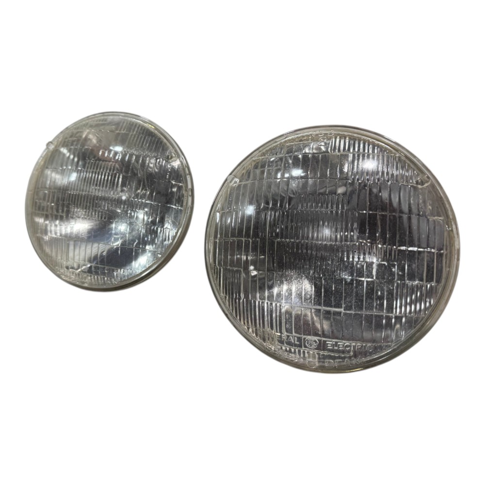 Par farol sealed Beam GE vw Fusca Kombi universal 1968 1971