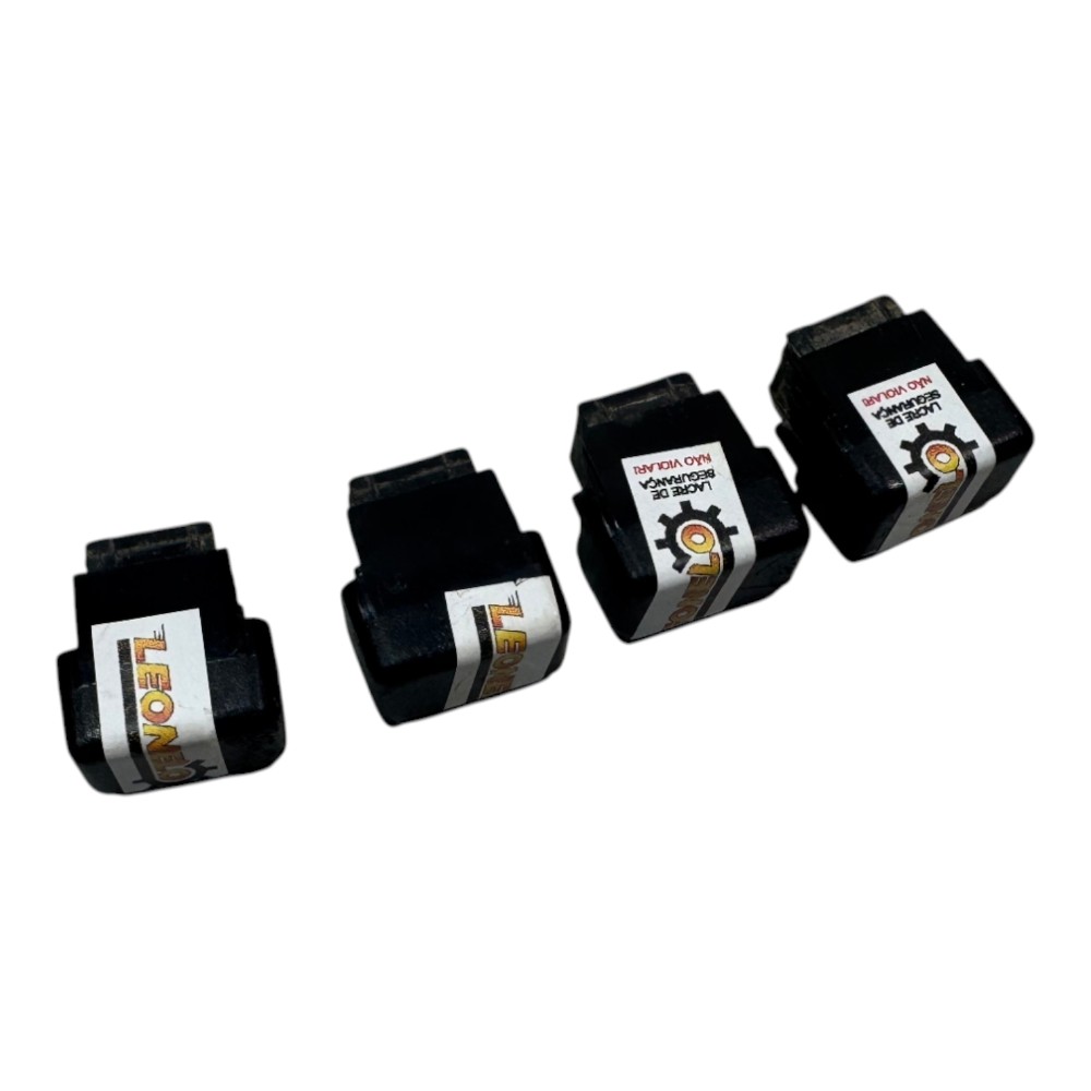 Kit 4 Tampa Capa Cega Botao Painel Botoes Uno Mille Fiorino Preto Liso