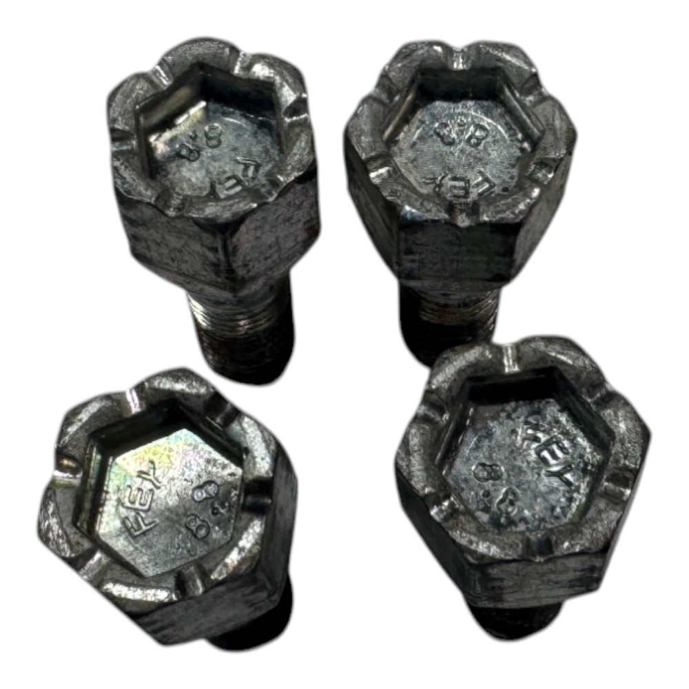Kit Jogo 4 Parafuso Fixacao Roda Ferro Fiat Siena Uno Strada 9