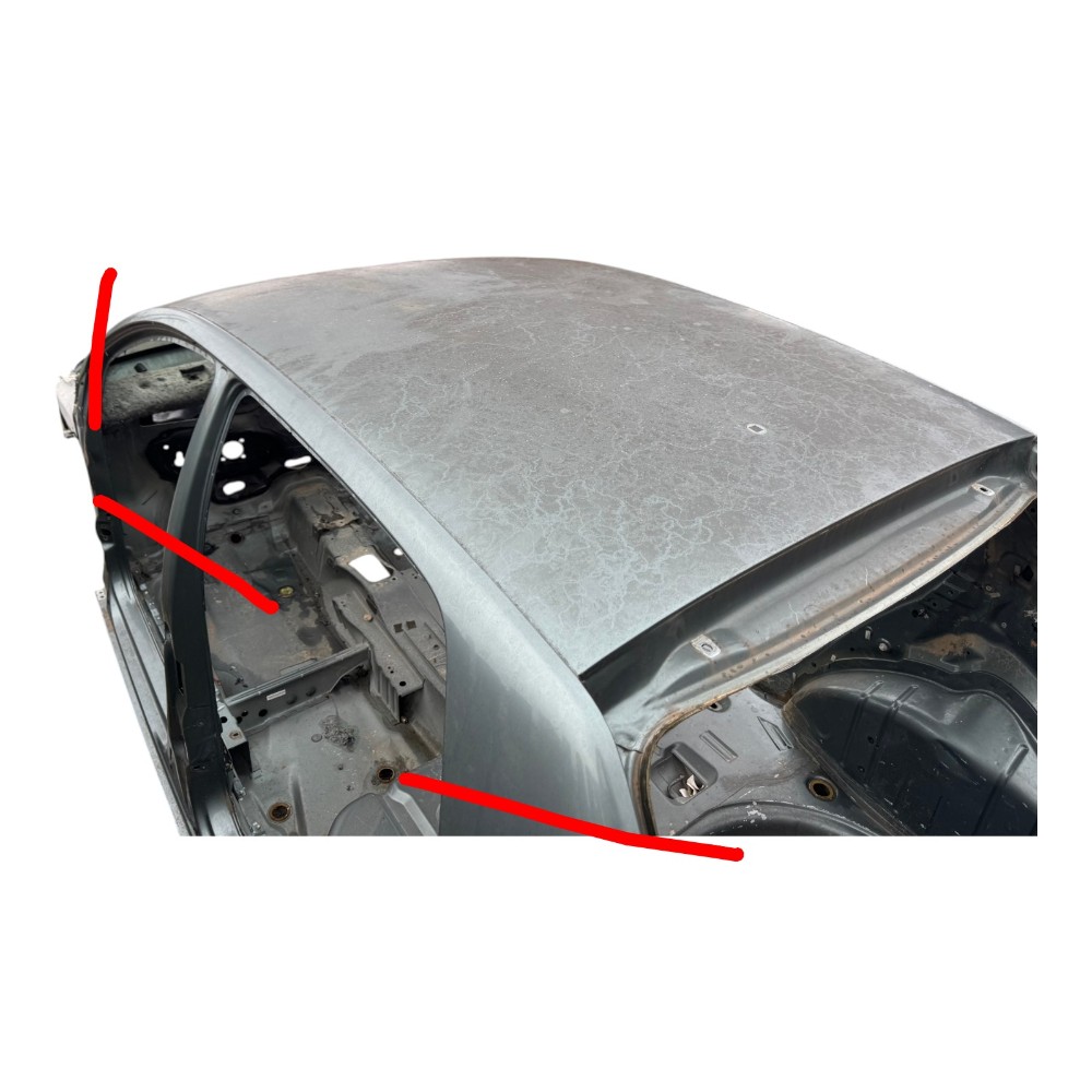 Retalho recorte teto Vw Fox 2004 2009 4 Portas Original 3