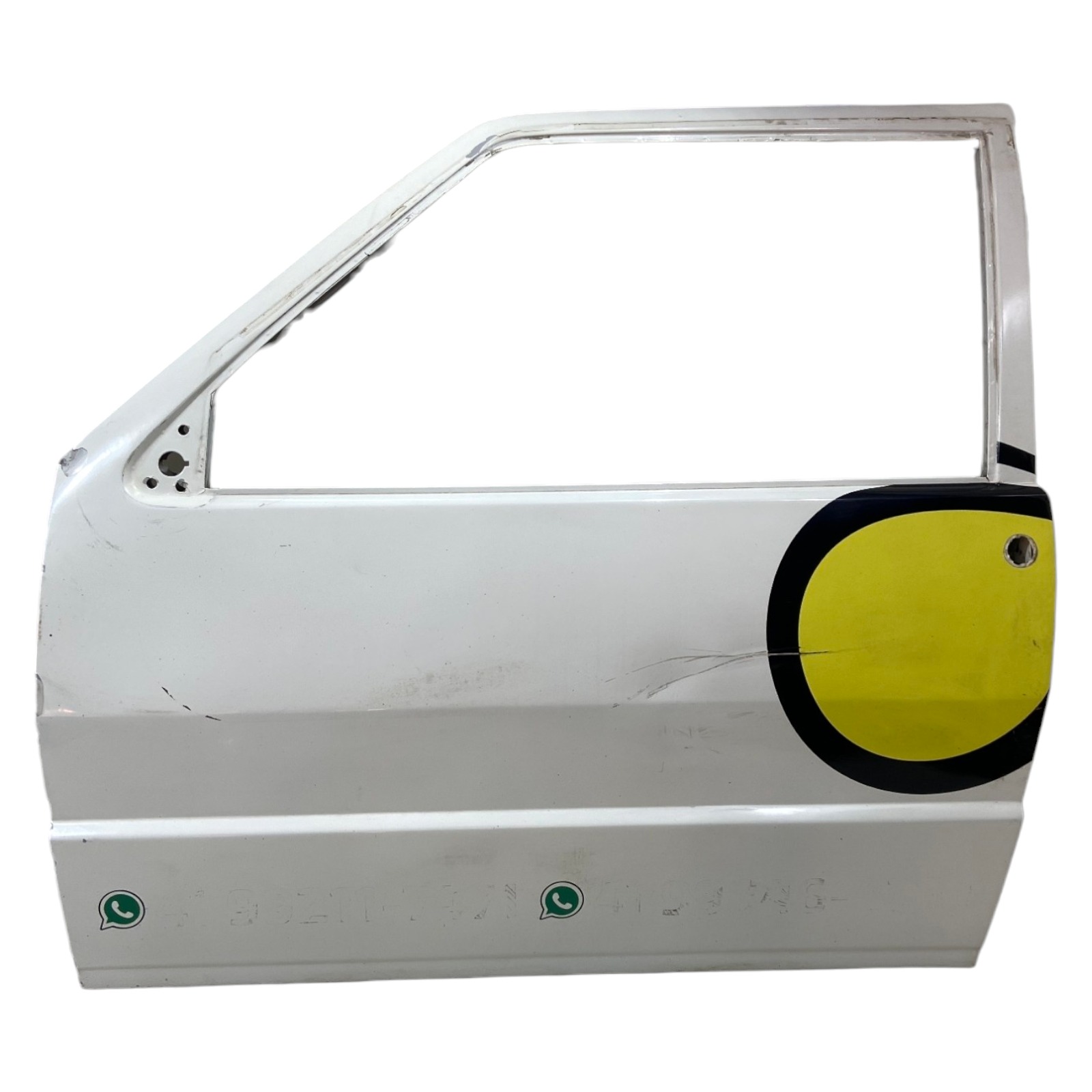 Porta Dianteira Esquerda Fiat Uno Mille 2 Portas *detalhe* Dianteira Esquerda Branco 10