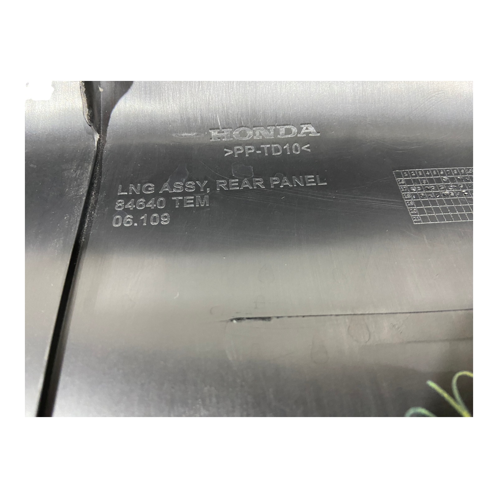 Acabamento Moldura Batente Porta Malas Honda Civic G10 2020 10